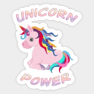 unicorn gift, unicorns slogan Sticker